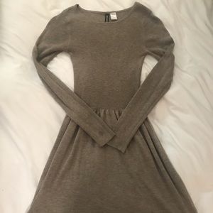 H&M grey skater dress